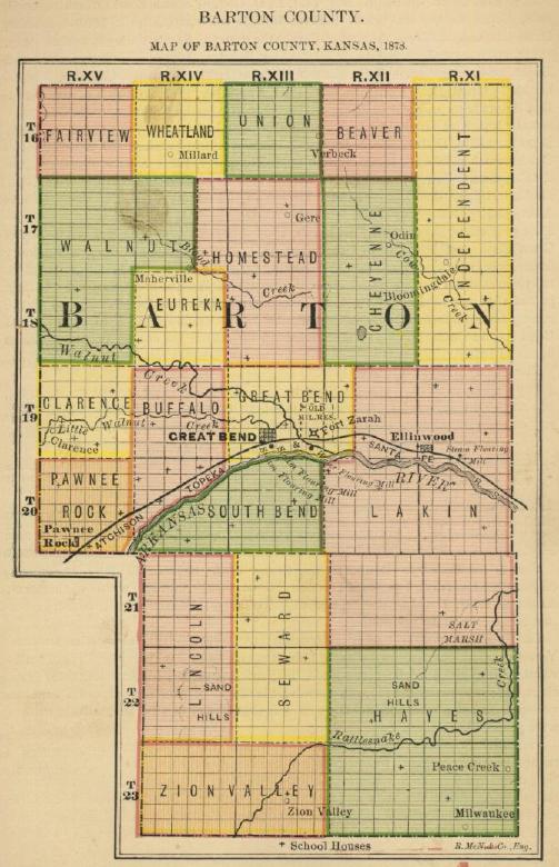 Barton County Kansas Maps Online