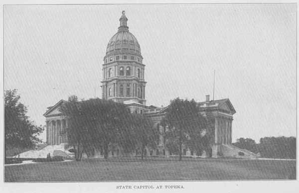 STATE CAPITOL AT TOPEKA.