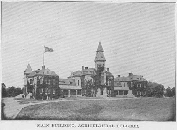 MAIND BUILDING, AGRICULTURAL COLLEGE.