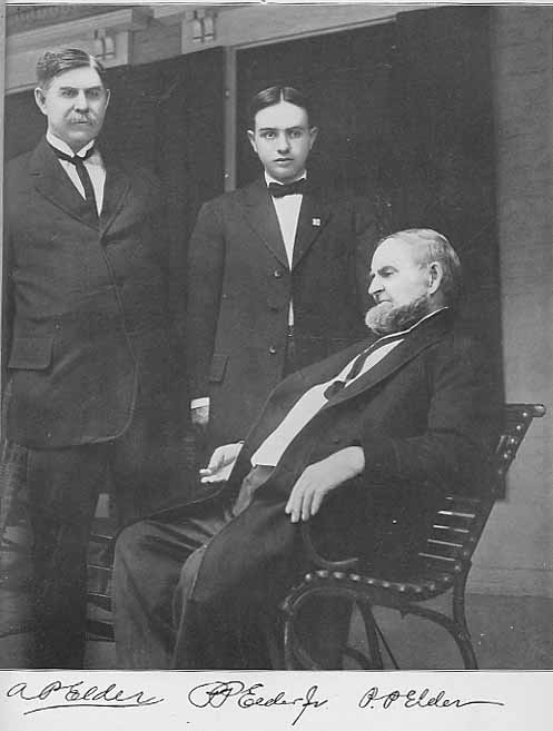 A. P. Elder, P. P. Elder, Jr., and Peter
Percival Elder