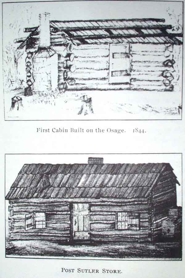 First Cabin Build on the Osage 1854/Post Sutler Store