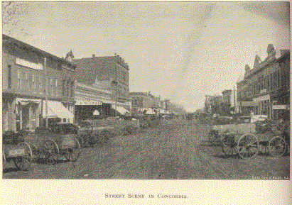 STREET SCENE IN CONCORDIA.