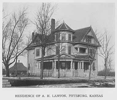 picture of A. H. Lanyon's residence, Pittsburg, Kansas