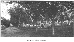 Gypsum Hill Cemetery.