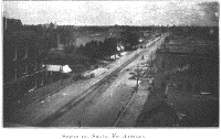 Scene on Santa Fe Avenue.