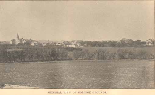 GENERAL VIEW OF COLLEGE GROUNDS.