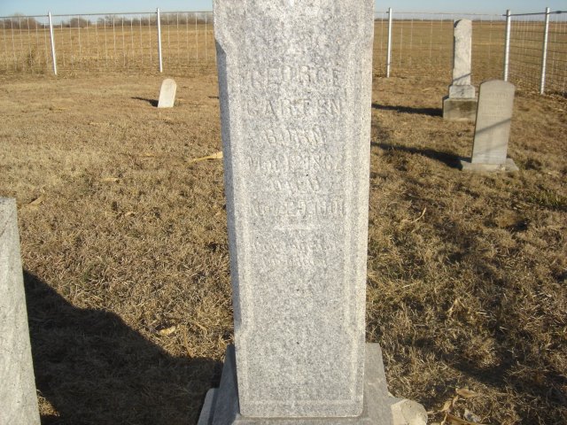 Gravestone for George Garten

The Forrest City/Garten Cemetery, Barber County, Kansas.

Photo by Nathan Lee.