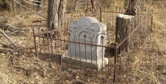 Gravestone for John T. Jesse, Barber County, Kansas.

JESSE
John T. Jesse
Feb. 15, 1839
Jan. 8, 1905

Photo by Nathan Lee, December 2006.