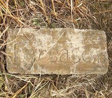 Fergason Grave Marker, 
Paddock Cemetery, Barber County, Kansas.

Photo by Nathan Lee.