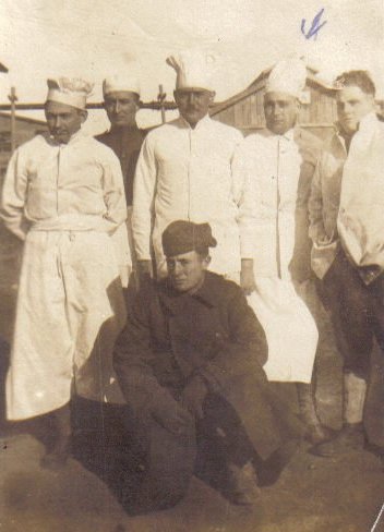 WWI Army Cooks: Lyle Bullock is 2nd from right.

Photo courtesy of Kim Fowles.