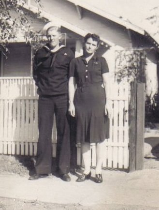 Mark McLain with his sister Marjorie.