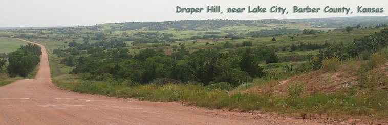 Draper Hill near Lake City, Barber County, Kansas, 2005. 

Photo by Kim Fowles.