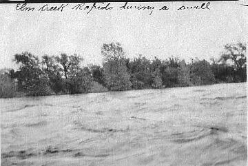 Elm Creek Rapids, Barber County, Kansas.

Photo by Chester Hagerman, courtesy of his nephew, Jim Giles.