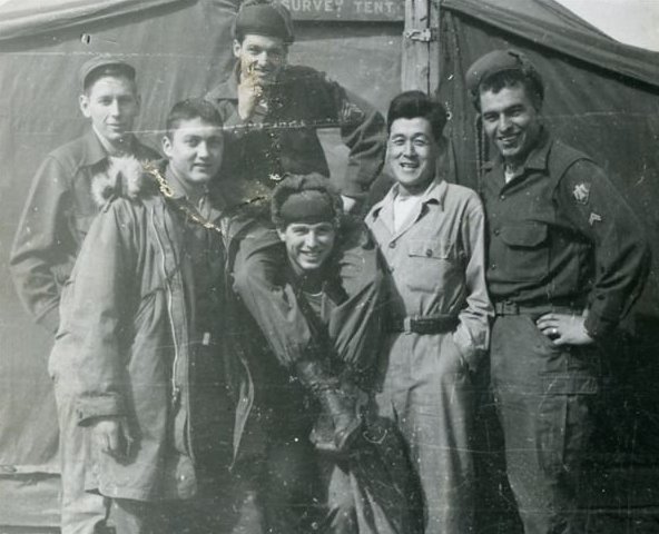 Kent Massey - Our section and Papa San, Korea.

Photo by Kent Massey.
