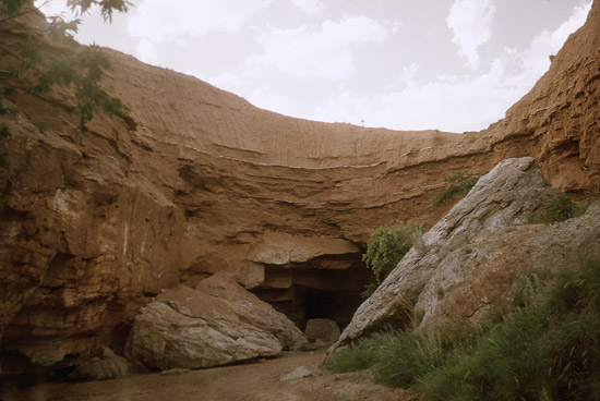 Natural Bridge in Red Hills, 1952.

Photo by Stan Roth.
