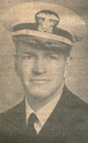 Lt. Cecil Robinson, U.S. Navy, of Nashville, Kingman County, Kansas.

Photo courtesy of Ed Rucker.
