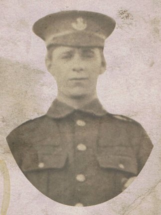 Robert Robinson of the Durham Light Infantry circa 1916 just before he went to fight in WWI. He was lost in action.

 He was the brother of George Robinson and the grandson of Rev. George Robinson of Sharon, Kansas, USA. 

Photo courtesy of Ernie Middleton.