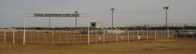 Kansas Championship Ranch Rodeo Grounds, Medicine Lodge, Barber County, Kansas, 15 December 2006.

Photo courtesy of Nathan Lee.