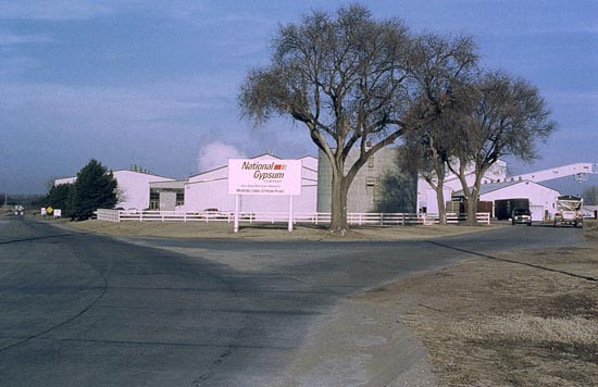 National Gypsum Plant.

Photo by Robert Sawin, courtesy of the Kansas Geological Society.