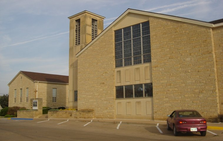 Medicine Lodge Methodist Church, Medicine Lodge, Barber County, Kansas.

Photo by Nathan Lee, October 2006.