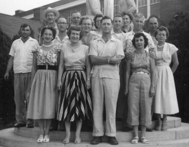 Medicine Lodge High School Class of 1939 Ten Year Reunion in 1949.