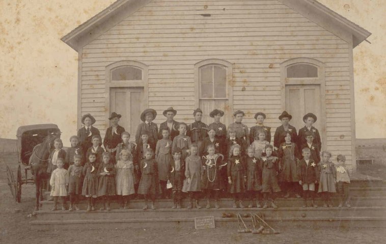 Sun City School, 1903 - 1904, Barber County, Kansas.
