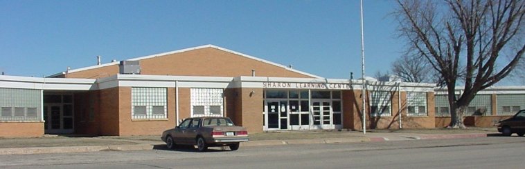 Sharon Learning Center, formerly Sharon High School, Sharon, Barber County, Kansas.