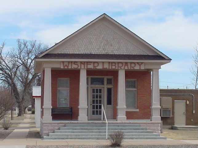 Wisner Library, Sharon, Barber County, Kansas.

Photo by Ed Rucker, February 2007.