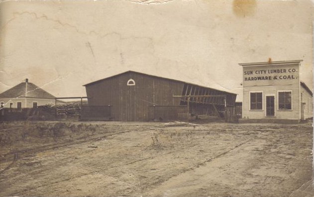 Sun City Lumber Company, Hardware and Coal,, Barber County, Kansas.