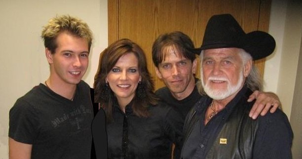 Left to right: Rick Schiff, Martina (Schiff) McBride, Marty Schiff and Daryl Schiff on the evening they performed together at the 01 Oct 2006 Wilmore Opry at the Heritage Center near Medicine Lodge, Kansas.

Photo courtesy of Deanie Schiff.