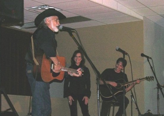 Daryl Schiff, Chairman of the Wilmore Opry, during his 01 Oct 2006 Wilmore Opry performance with his daughter, Martina McBride, and son, Marty Schiff, at the Heritage Center near Medicine Lodge, Kansas.

Photo courtesy of Rick Sabral.