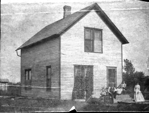 The Home of Elmer and Jane 'Jennie' Woodworth in Hazelton, Barber County, Kansas.

Photo courtesy of Jim Woodworth.