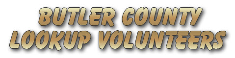 Butler County Lookup Volunteers