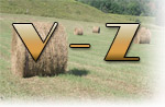 Butler County Surnames V - Z