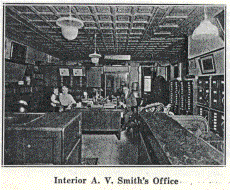 Interior A. V. Smith's Office.