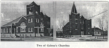 Two of Galena's Churches