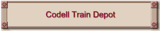 Codell Train Depot