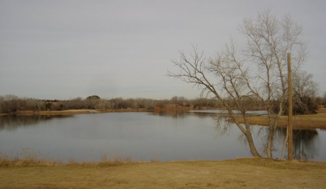 Barber County State Fishing Lake, Medicine Lodge, Kansas.

Photo by Nathan Lee, October 2006.
