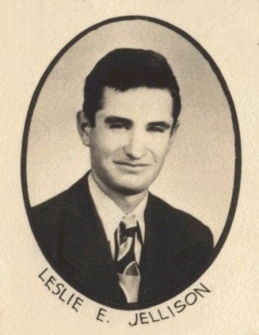 Leslie E. Jellison.

Senior Class photo, Protection High School, Protection, Kansas, 1950.
