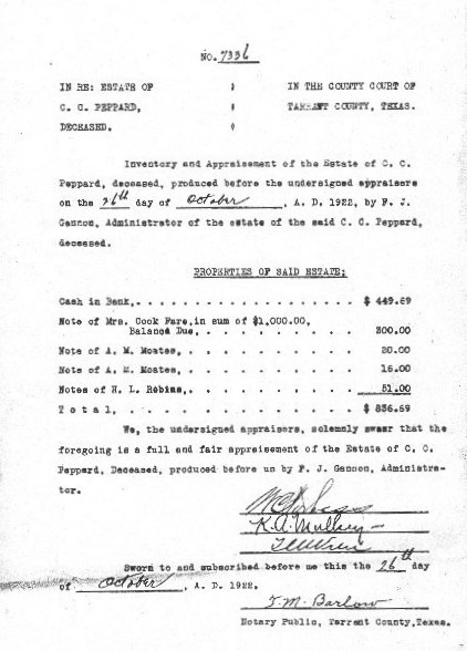 .

Document courtesy of Shirley Brier.
