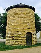Old jail in Wilson, Kansas