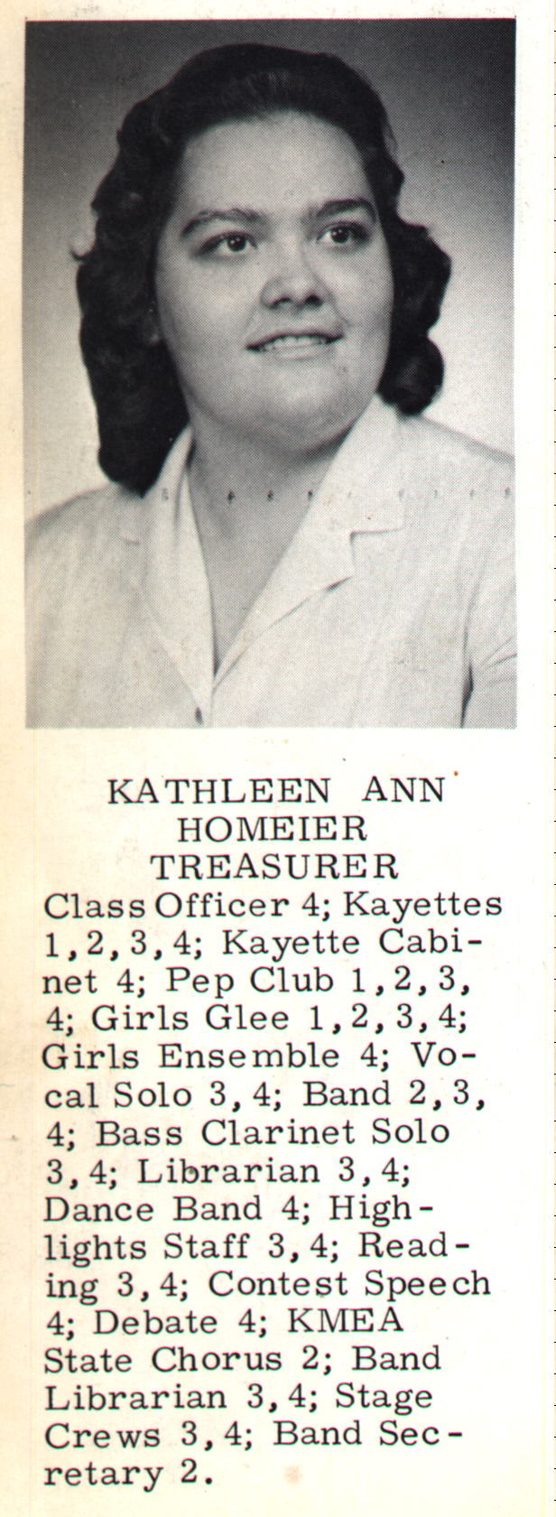 Kathleen Homeier - 1966