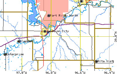 (Map of Geary County, Kansas)