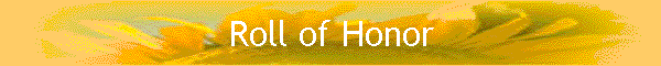 Roll of Honor