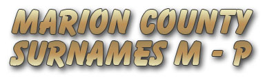 Marion County Surnames M - P