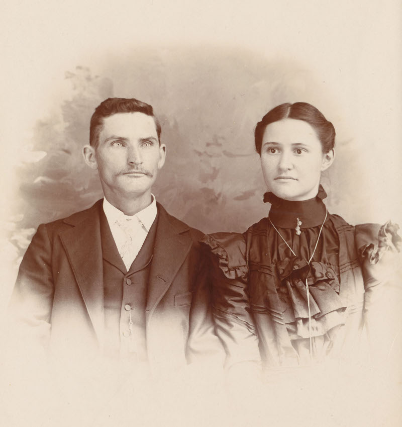Photo of an unknown couple
