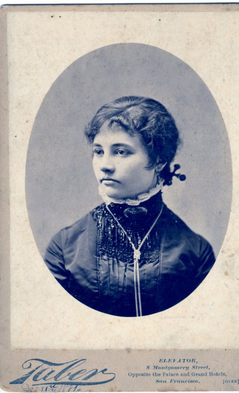 Photo of Margaret Dyer, in 1881