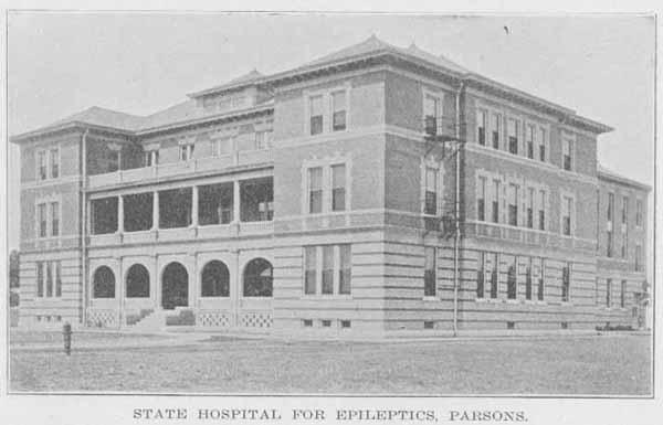 STATE HOSPITAL FOR EPILEPTICS, PARSONS.