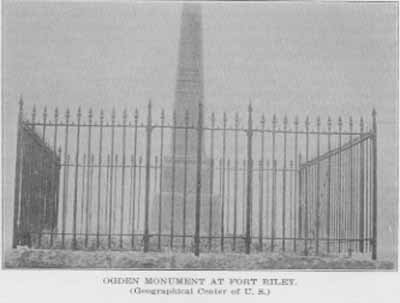 Ogden Monument at Fort Riley.