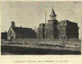 CATHOLIC CHURCH AND CONVENT AT CLYDE.